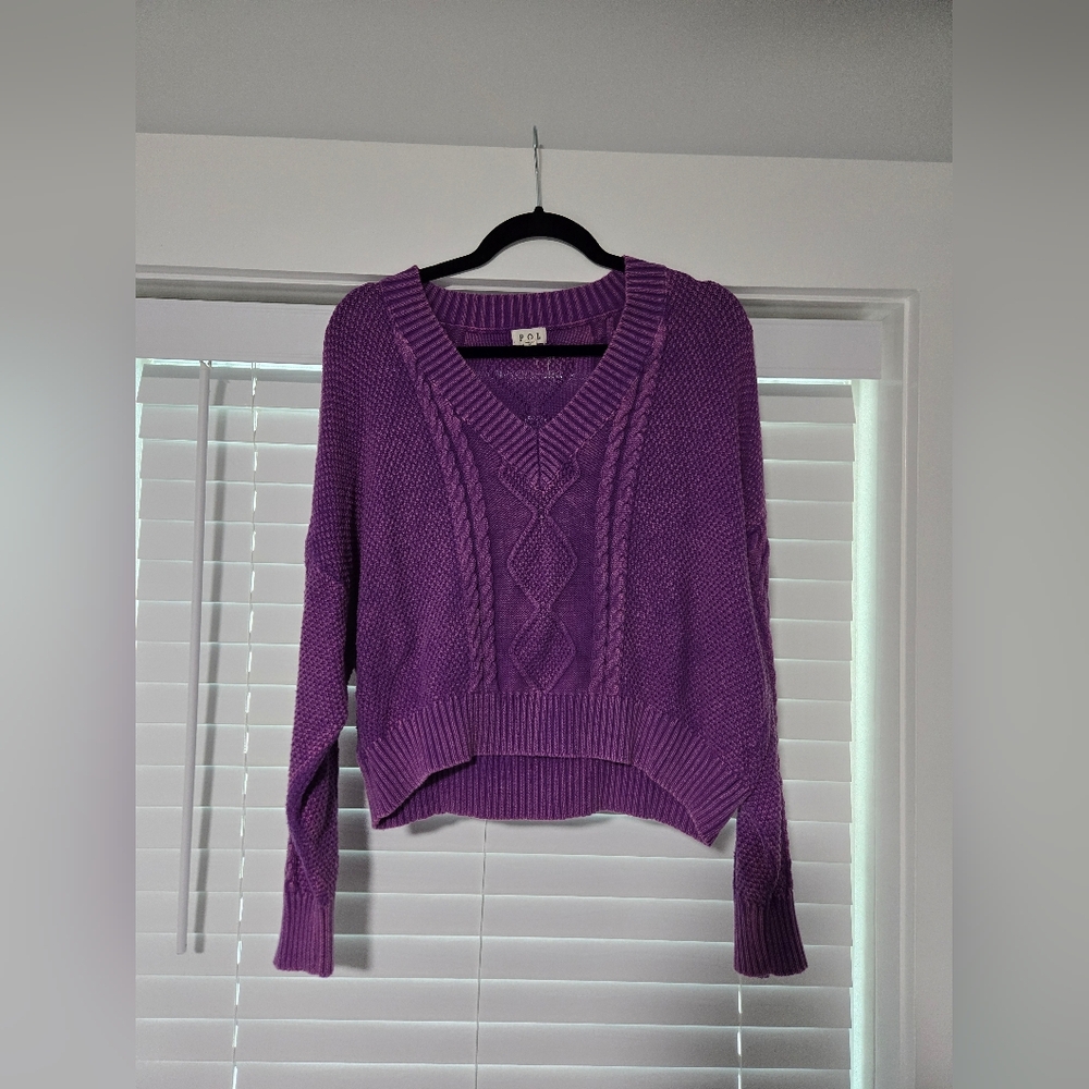 POL Purple Long Sleeve Top (Medium)